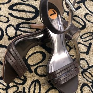 Coach Pure Leather High Heel Sandals